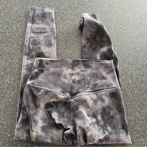 Gray Tie Dye Luluemon Align Legging